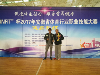 beat365健身健美队在2017年安徽省体育行业职业技能大赛中喜获佳绩