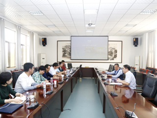 安徽省教科文卫体工会吴海明主席一行来beat365指导工会工作