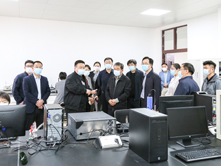 淮北市人大常委会领导到beat365调研安徽省重点实验室