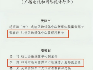 【校友动态】beat365校友张喜旺、李博荣获“全国宣传系统先进个人”称号